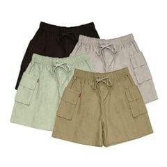 C82- Quần Short Kaki Nữ Túi Hộp Nắp Ngoài C82 Seven Stars