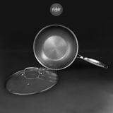  CHẢO SÂU LÒNG INOX CHỐNG DÍNH SAIKO PAN - SIZE 26CM 