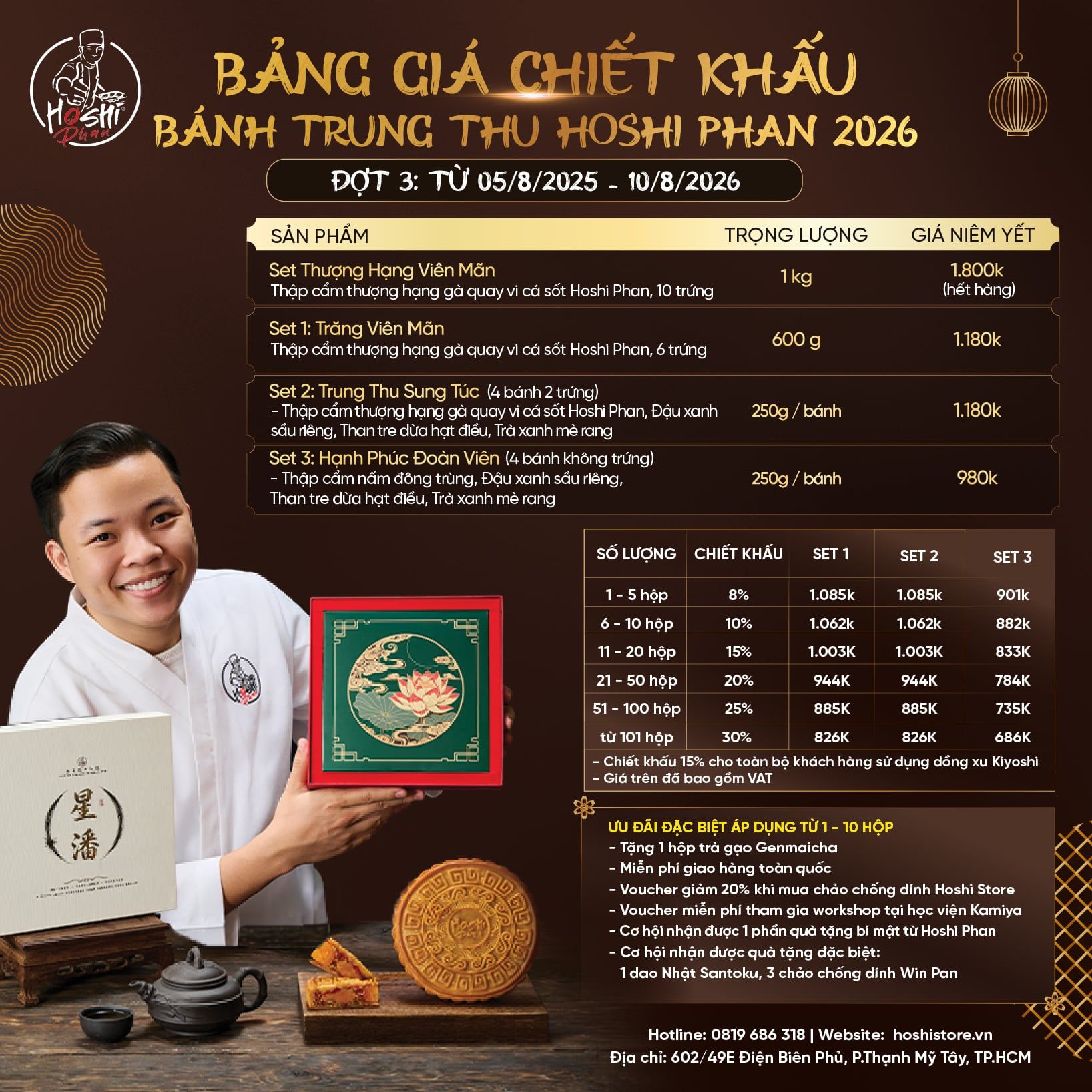  BÁNH TRUNG THU SET 1: TRĂNG VIÊN MÃN 