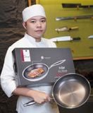  CHẢO CHIÊN INOX CHỐNG DÍNH YAKI PAN - SIZE 24CM 