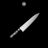  DAO NHẬT GYUTO YASUDA HAMONO (MINAMOTO KOTETSU) GINSAI DAMASCUS THÉP VG10 - 210MM 