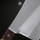  DAO CHẶT 175MM THÉP KHÔNG RỈ DÀY, TAY CẦM GỖ - NF766 