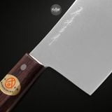  DAO CHẶT 175MM THÉP KHÔNG RỈ DÀY, TAY CẦM GỖ - NF766 