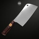  DAO CHẶT 175MM THÉP KHÔNG RỈ DÀY, TAY CẦM GỖ - NF766 