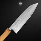  DAO NHẬT SAKON GINGA SANTOKU 3 LỚP TAY CẦM GỖ KEIYAKI 165MM - NF877 