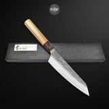  DAO NHẬT KEN-SANTOKU KYUSAKICHI 33 LỚP DAMASCUS 160MM - NF883 
