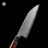  DAO NHẬT SANTOKU TOSA KUROTORI THÉP BẠC 3 NASHIJI 165MM 