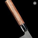  DAO NHẬT SANTOKU TOSA KUROTORI THÉP BẠC 3 NASHIJI 165MM 