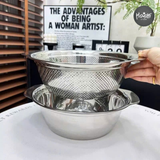  BỘ THAU RỔ INOX 27CM 