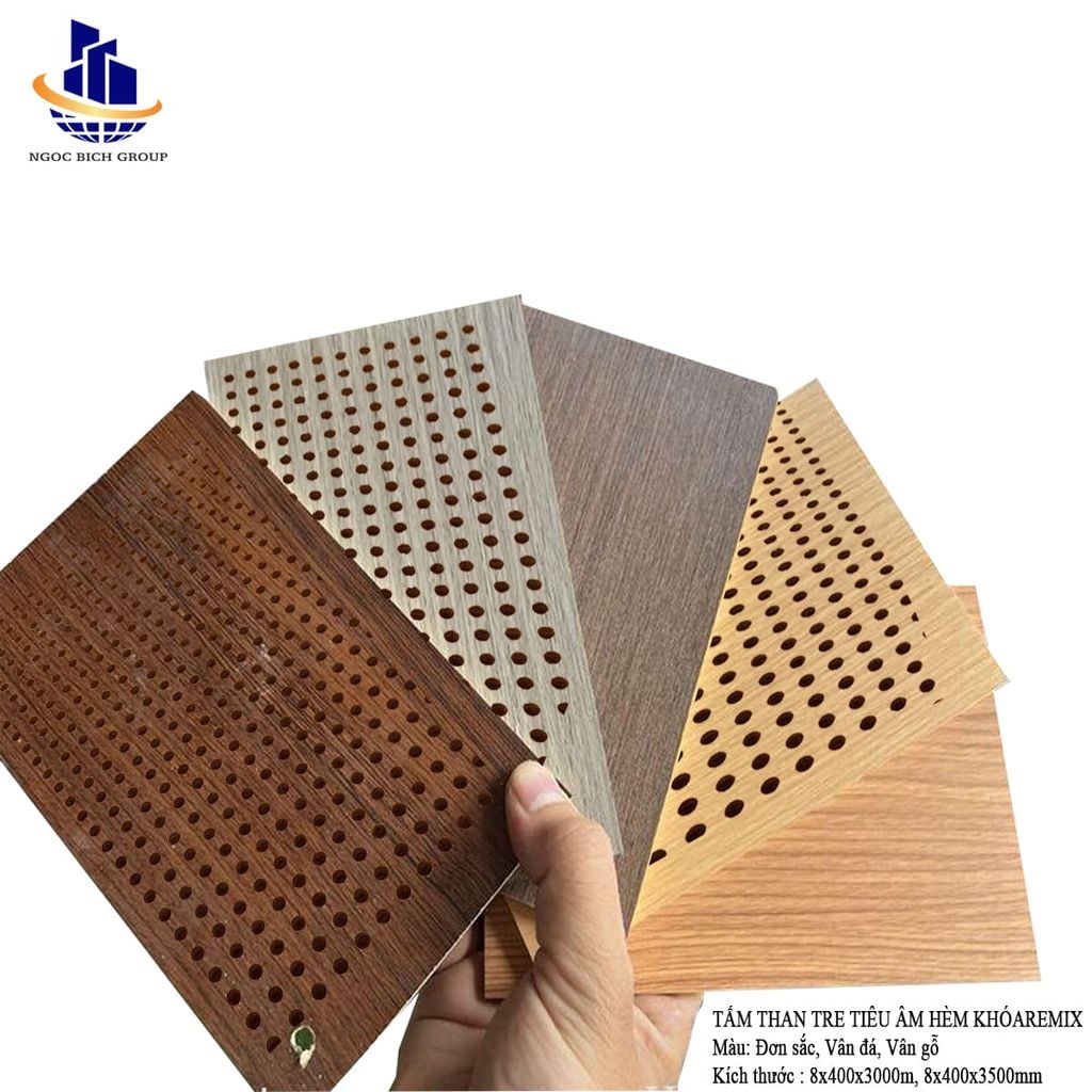 Tấm tiêu âm Than tre có hèm TL503