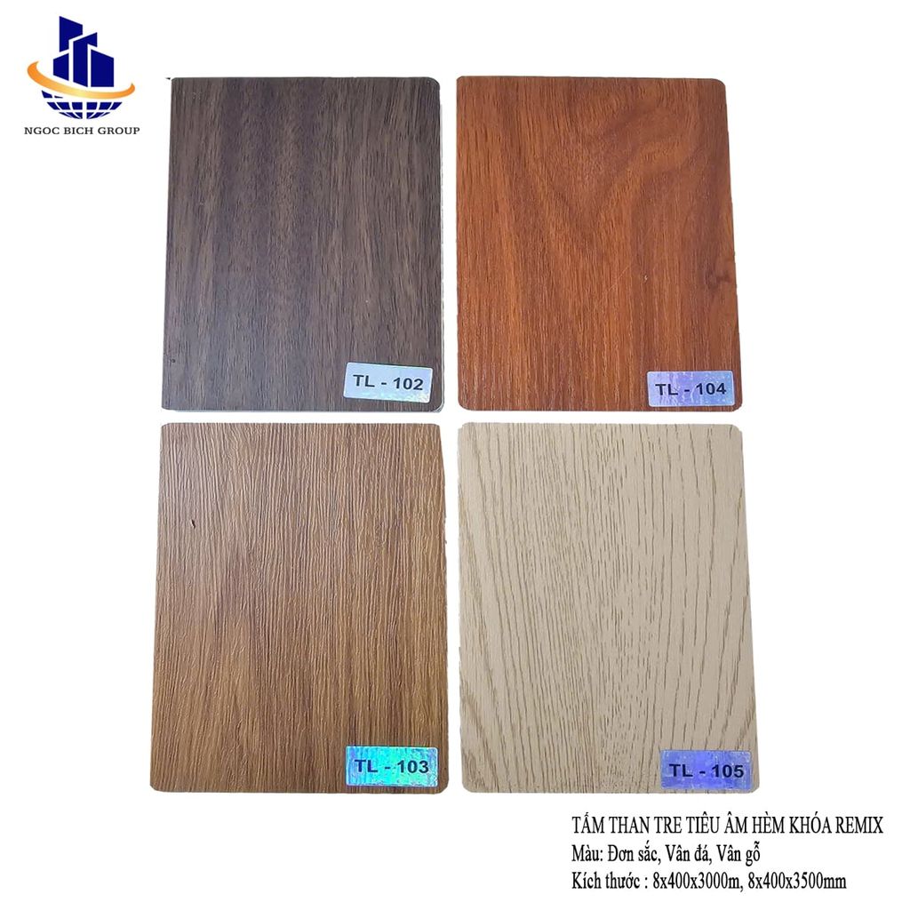 Tấm tiêu âm Than tre có hèm TL102