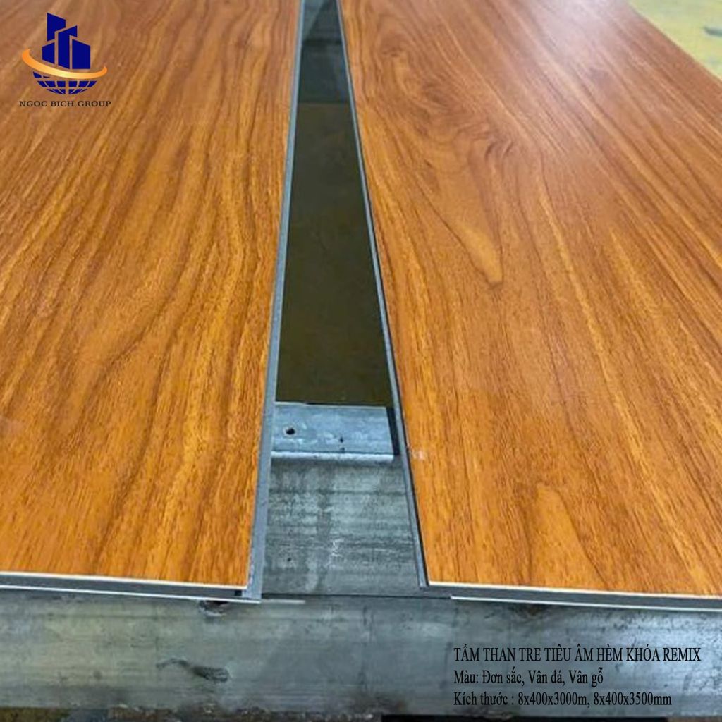 Tấm tiêu âm Than tre có hèm TL503
