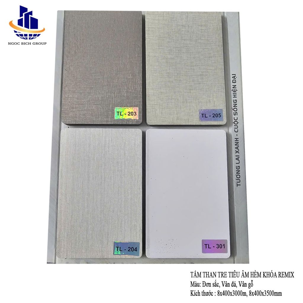 Tấm tiêu âm Than tre có hèm TL106