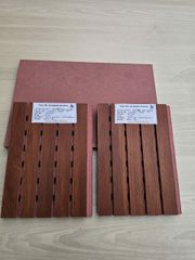 Gỗ tiêu âm chống cháy xẻ rãnh Remix 12mm lõi hồng