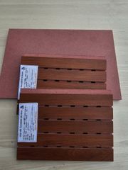 Gỗ tiêu âm chống cháy xẻ rãnh Remix 12mm lõi hồng