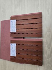 Gỗ tiêu âm chống cháy xẻ rãnh Remix 12mm lõi hồng