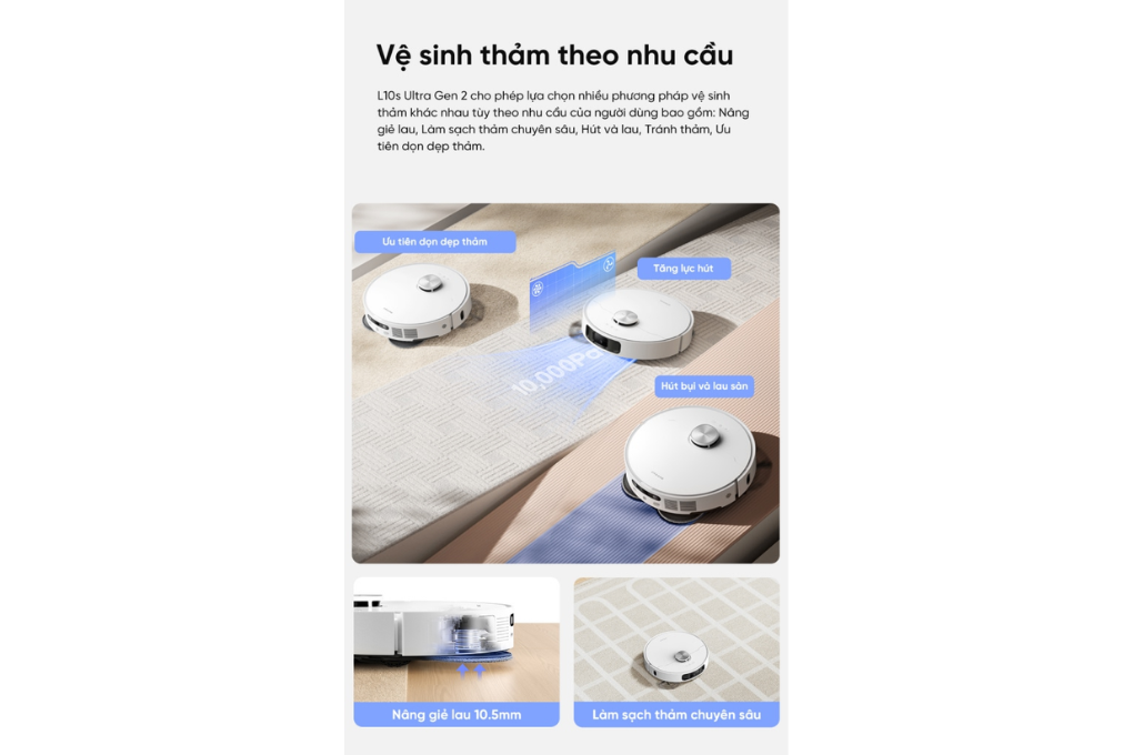 Robot hút bụi lau nhà Dreame L10S Ultra Gen 2.0