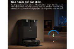 Robot hút bụi lau nhà Ecovacs T30C Gen 2 - Trắng/Đen