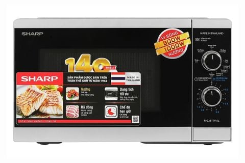 Lò vi sóng có nướng Sharp R-G251TV-SL 25 lít