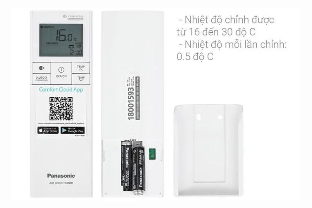 Điều hòa Panasonic Inverter 1 chiều 24000 BTU XU24BKH-8