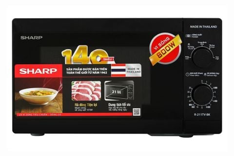 Lò vi sóng Sharp R-211TV-BK 21 lít