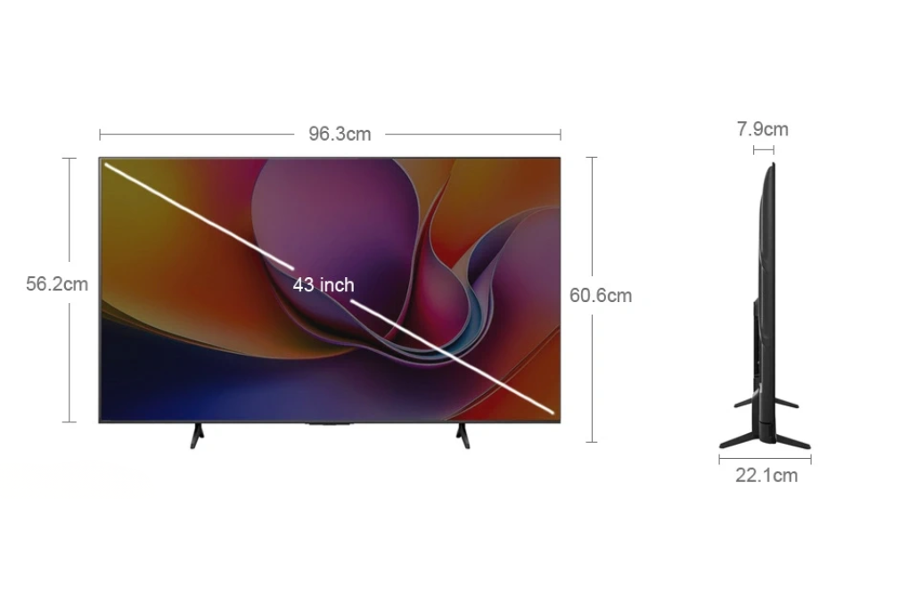 Smart Tivi Hisense 4K 43 Inch 43A6Q