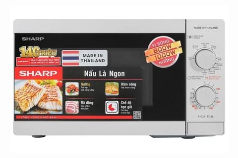 Lò vi sóng có nướng Sharp R-G211TV-SL 21 lít