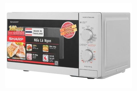 Lò vi sóng có nướng Sharp R-G211TV-SL 21 lít