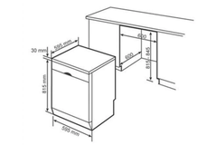 Máy Rửa Bát Độc Lập 13 bộ Bosch SMS46KI01E Serie 4