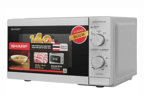 Lò vi sóng Sharp R-211TV-SL 21 lít