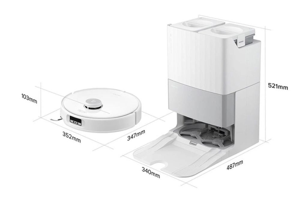 Robot hút bụi lau nhà Roborock Q Revo 5V1 - Trắng