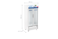 Tủ mát 2 cánh Hòa Phát Inverter 526 lít HSR D8526