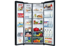Tủ lạnh Hitachi Inverter 656 lít Side By Side HRSN9713ESGBKVN