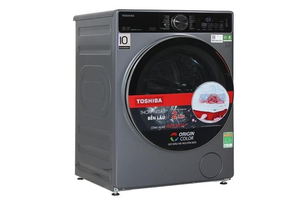 Máy giặt sấy Toshiba Inverter giặt 13 kg - sấy 8 kg TWD-T25BZP140MWV(MG)