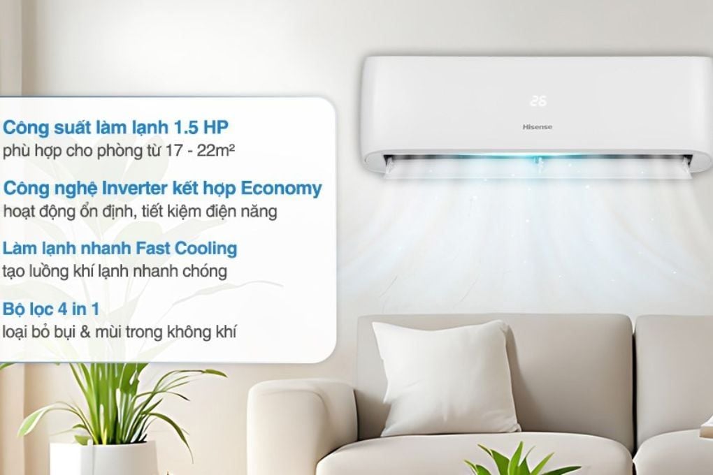 Điều hòa Hisense Inverter 12000 BTU AS-12TR4RGRCA01