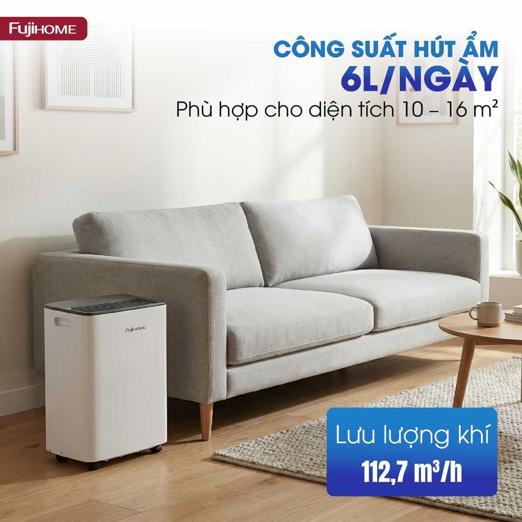Máy hút ẩm Fujihome DH06LITE