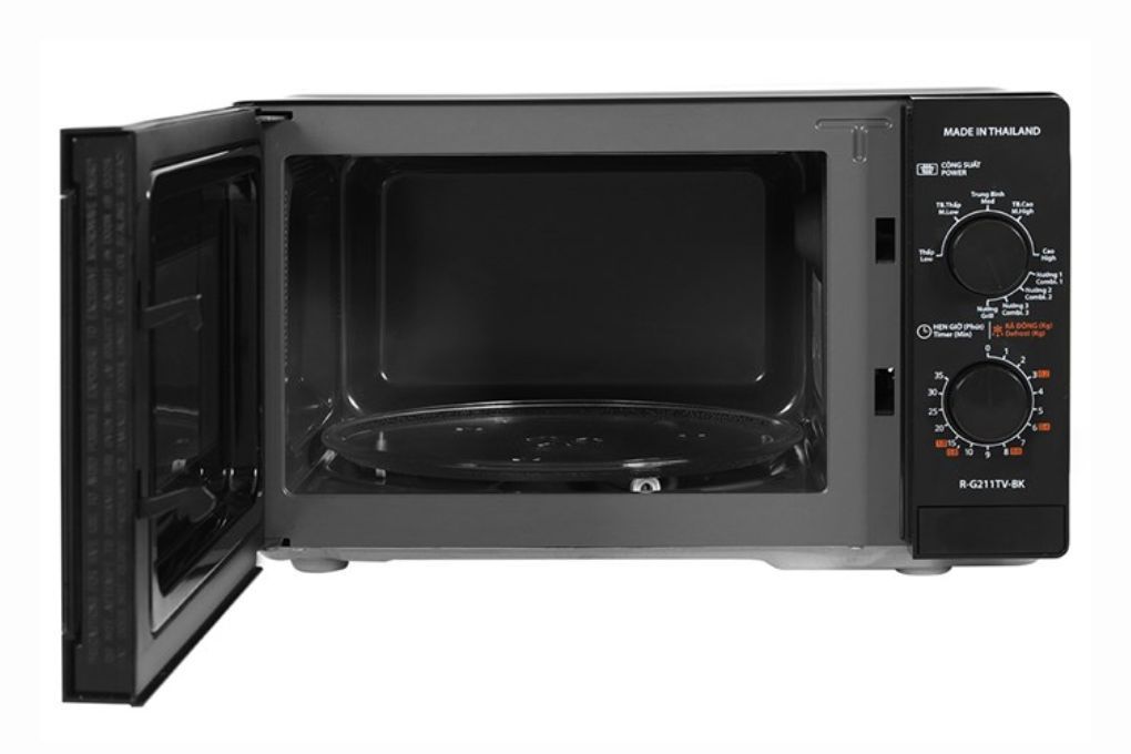 Lò vi sóng có nướng Sharp R-G211TV-BK 21 lít