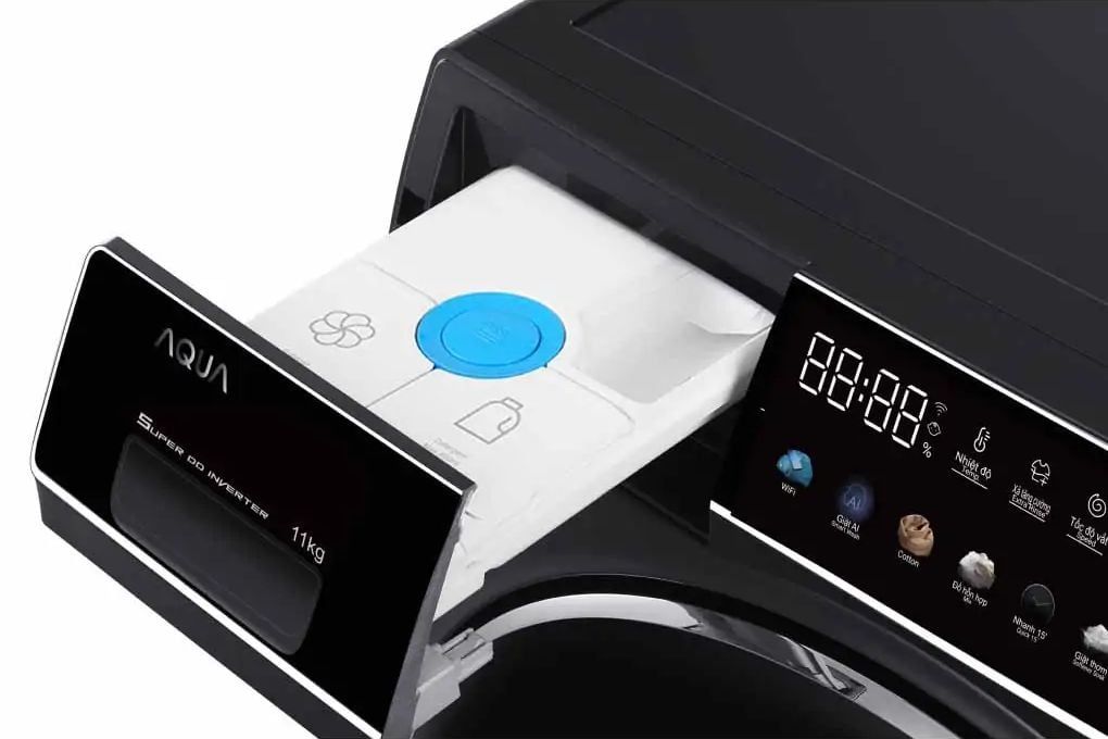Máy giặt Aqua Inverter 11 kg AQD-DDW1100J BK