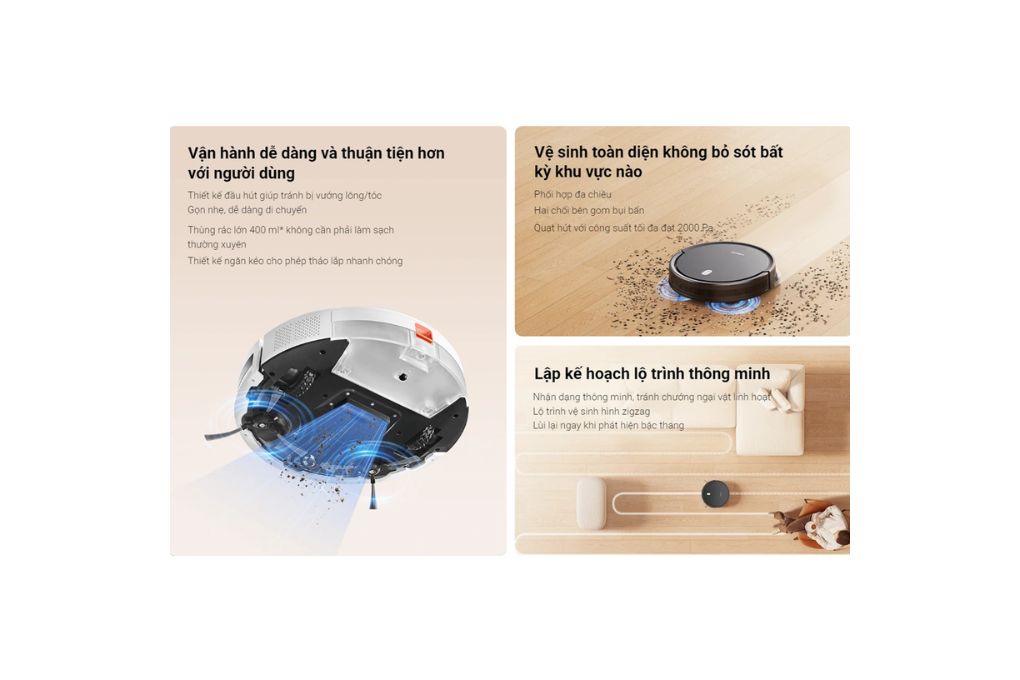 Robot hút bụi lau nhà Xiaomi Vacuum E5