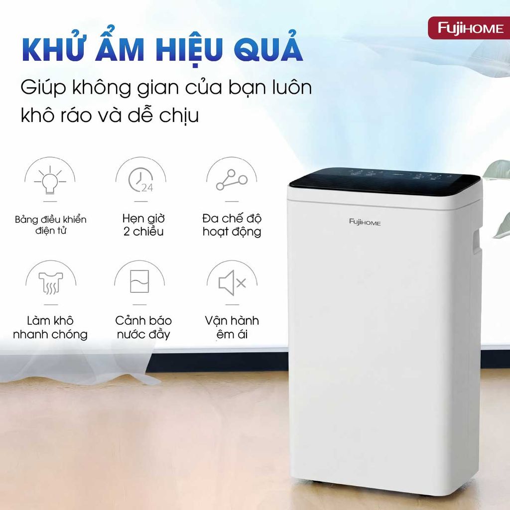 Máy hút ẩm FUJIHOME DH10LITE