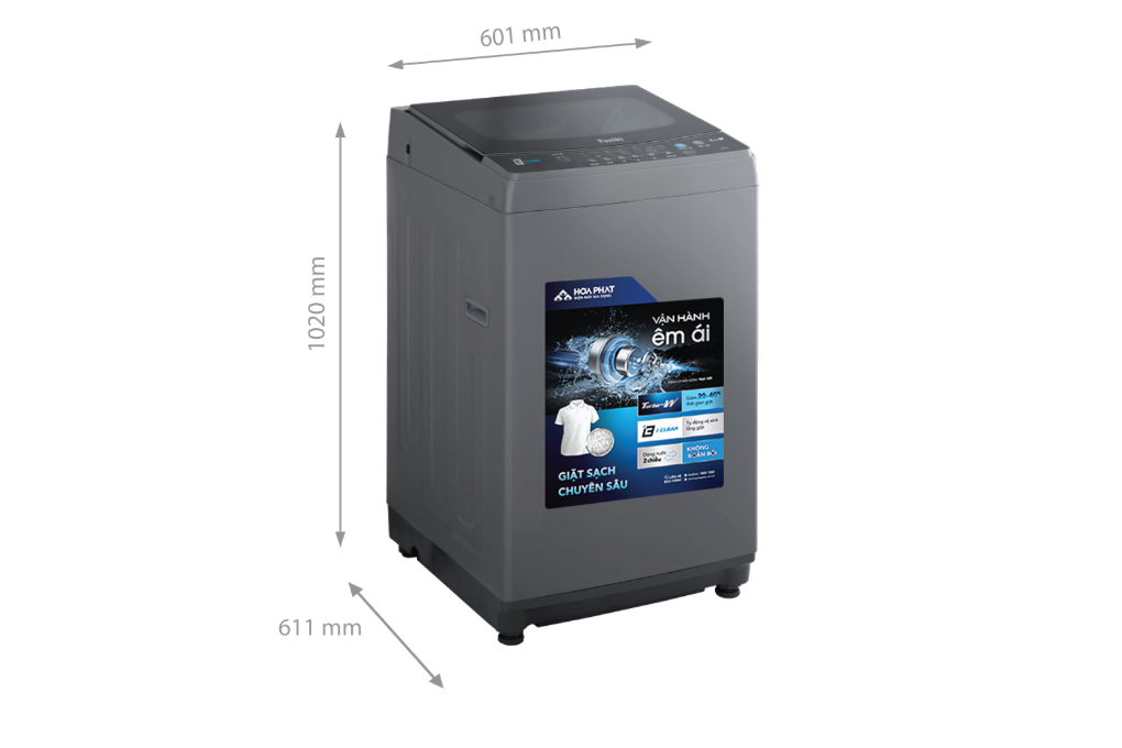 Máy giặt lồng đứng Funiki Inverter 12.5kg HWM-TDD8125ABG