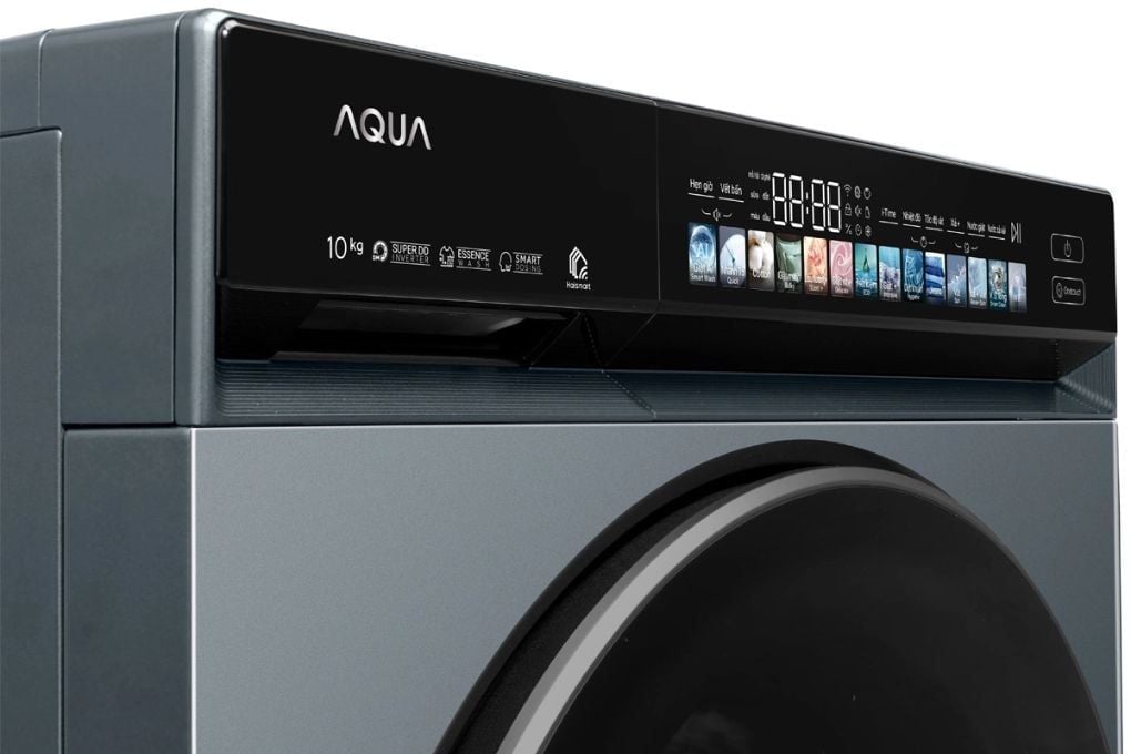 Máy giặt lồng ngang AQUA 10 Kg AW10-BD4377U1L(GN)