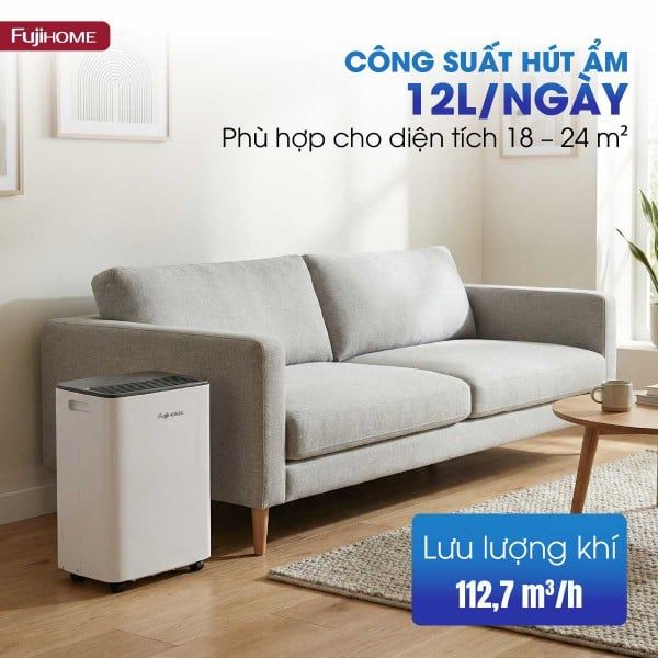 Máy hút ẩm Fujihome DH12LITE