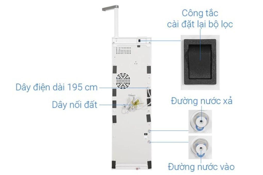 Máy lọc nước RO Hydrogen Toshiba TWP-N2396SVN(W) 10 lõi