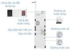 Máy lọc nước RO nóng nguội Hydrogen Toshiba TWP-H2396SVN(W) 10 lõi