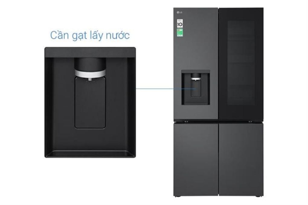 Tủ lạnh LG French Door InstaView Inverter 576 lít Multi Door LFD58BLMAI