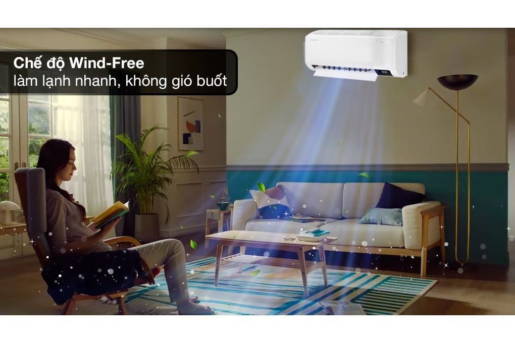 Điều hòa Samsung Inverter wind-free 18000BTU AR18CYFCAWKNSV