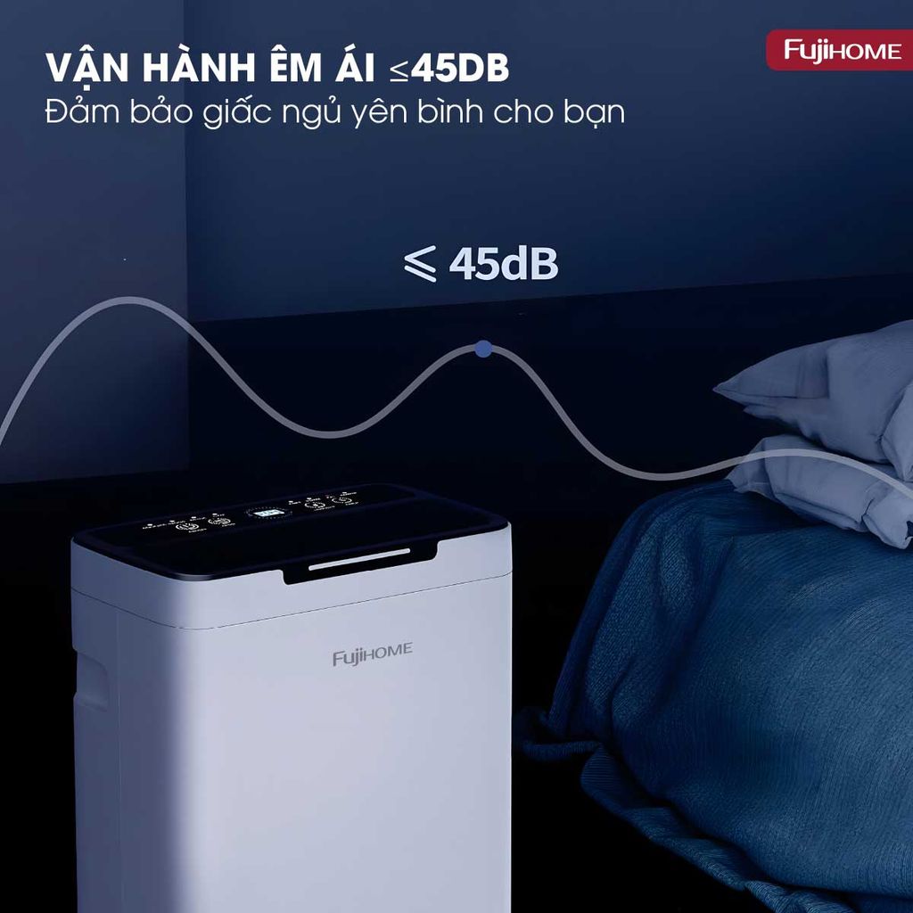 Máy hút ẩm FUJIHOME DH10LITE