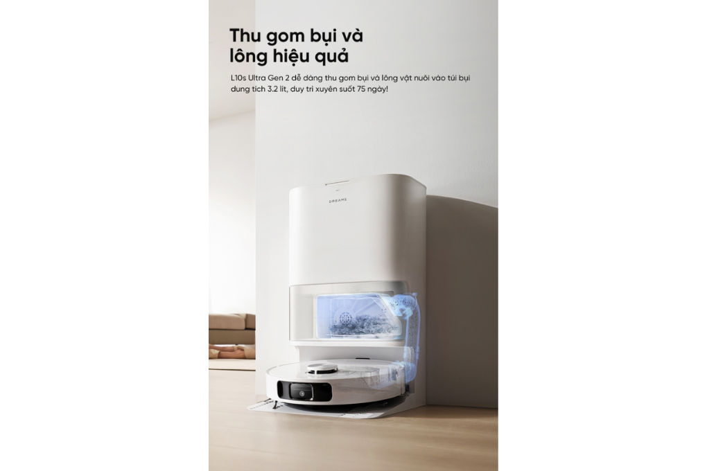 Robot hút bụi lau nhà Dreame L10S Ultra Gen 2.0