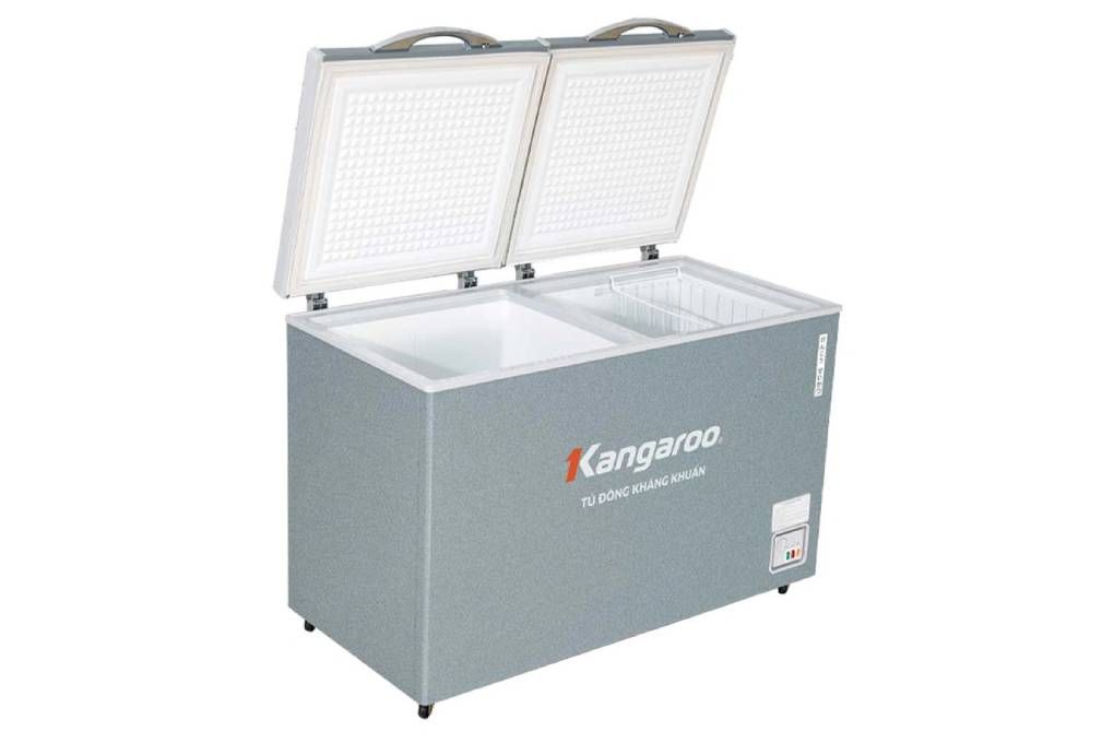 Tủ đông kháng khuẩn Kangaroo 2 ngăn 2 cánh không kính 327 lít KGFZ389NG2